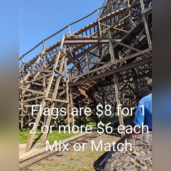 2/$12 "Welcome" Flamingo Fall Garden Flag - Picture 3 of 4